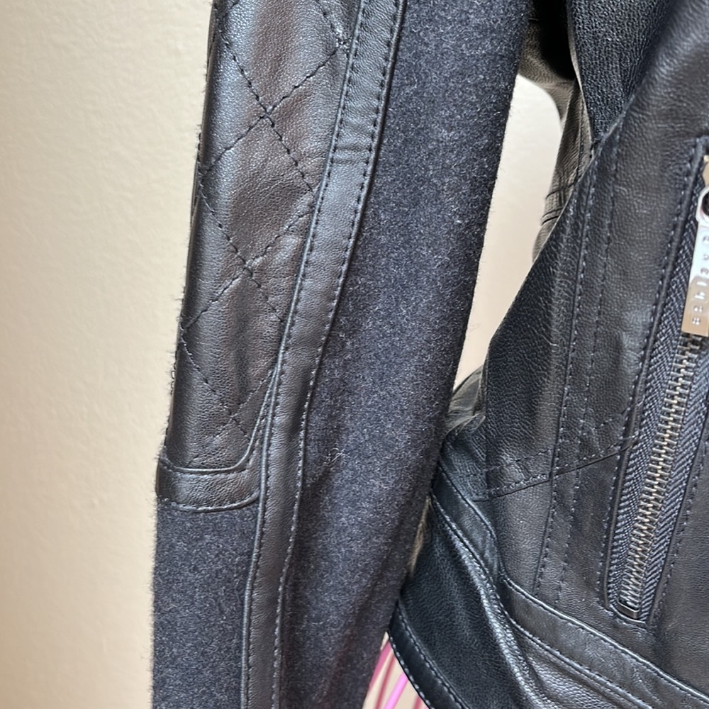 Ashley B - Bernardo leather jacket. - Picture 8 of 11